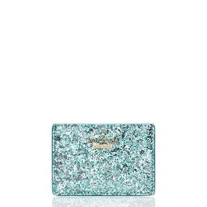 ✨ Kate Spade Blue Glitterbug Card Case ✨
